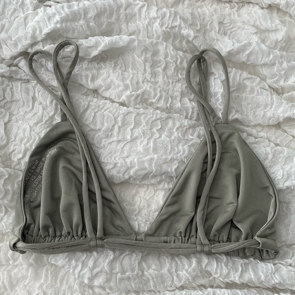 SLATE SWIM minimal triangle bralette style bikini top - Picture 2 of 4